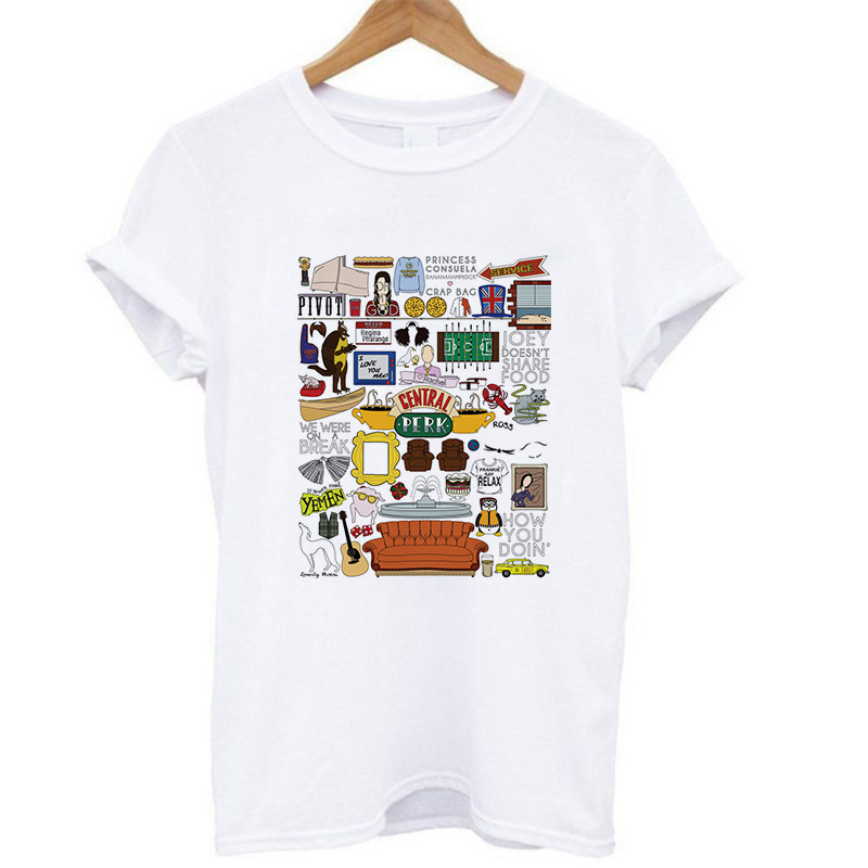 F.R.I.E.N.D.S Doodle T-Shirt - F.R.I.E.N.D.S Merchandise
