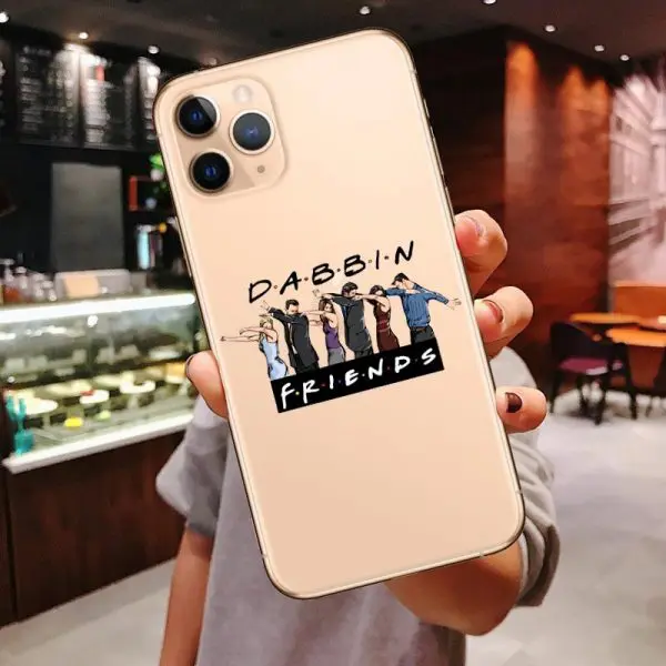 friends dabbin phone case